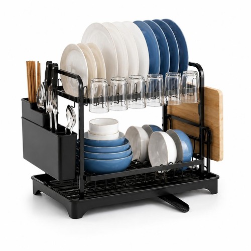 Tier black dish drying - black,
