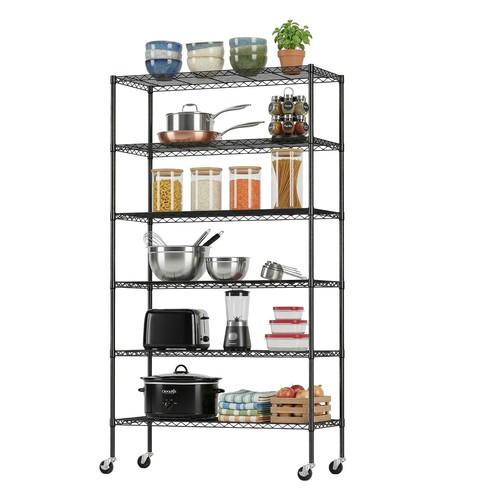 Wire shelving unit with - wire,